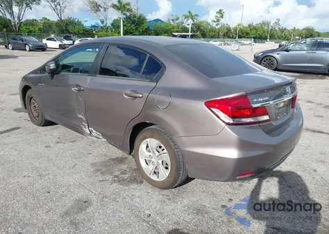 2015 Honda Civic Lx из США, поврежденный, VIN 19XFB2F54FE275065